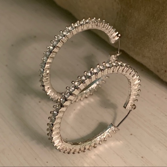 Macy's Jewelry - Macy’s CZ Circle Hoops